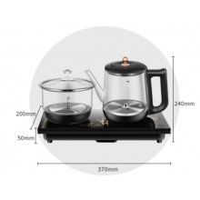 榮事達(dá)電熱水壺全自動(dòng)上水壺套裝茶盤嵌入式茶臺煮茶器恒溫?zé)飨緹畨匾惑wRS-GL08T1